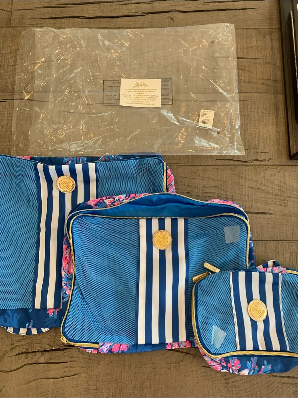Lilly Pulitzer Nesting Packaging Cube Set in For the Fans